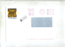 Lettre  Flamme Ema Reinach Demenagement Jost - Postmark Collection