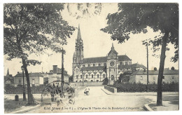 35 Vitre - L'eglise  Saint Martin Vue Du Boulevard D'argentr - Vitre