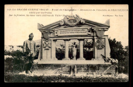 GUERRE 14/18 - FRONT DE CHAMPAGNE - MONUMENT DU CIMETIERE DE BEAUSEJOUR - War 1914-18