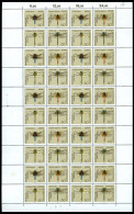 BUNDESREPUBLIK 1546-49 **, 1991, 60 Pf. Libellen Im Zusammendruckbogen Mit Abart Feld 27, Pracht, Mi. 73.50 - Neufs