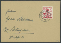 Dt. Reich 906 BRIEF, 1944, 12 Pf. Feldherrnhalle Auf FDC, Pracht, Mi. 90.- - Briefe U. Dokumente