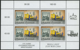 ÖSTERREICH 2270KB **, 1998, 32 S. WIPA Im Kleinbogen, Pracht, Mi. 32.- - Used Stamps