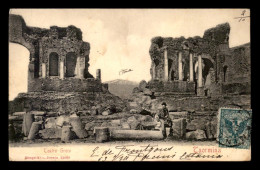 ITALIE - TAORMINA - TEATRO GRECO - Andere & Zonder Classificatie