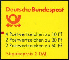 ZUSAMMENDRUCKE MH 22adK3 **, 1984, Markenheftchen Burgen Und Schlösser, 2. Deckelseite: Oberkante Brief Und P Von Post M - Other & Unclassified