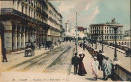 ALGER     BOULEVARD DE LA REPUBLIQUE        ZIE SCANS - Alger