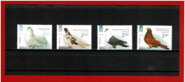 UKRAINE - 2014 - N° 1179/1182 -  NEUFS** - FAUNE - PIGEONS - Y & T - COTE : 4.50 Euros - Ukraine