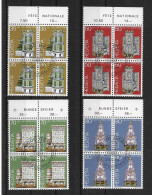 Schweiz 1984 Museum Schätze Mi.Nr. 1272/75 Kpl. 4er Blocksatz Gestempelt - Used Stamps