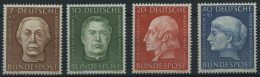 BUNDESREPUBLIK 200-03 **, 1954, Helfer Der Menschheit, Prachtsatz, Mi. 50.- - Unused Stamps