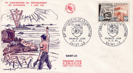 FDC  1964   SAINT-LO - 1960-1969