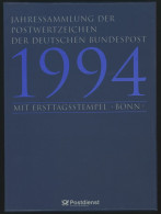 JAHRESSAMMLUNGEN Js 2 BrfStk, 1994, Jahressammlung, Pracht, Mi. 180.- - Other & Unclassified