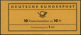 ZUSAMMENDRUCKE MH 6a **, 1960, Markenheftchen Heuss Lumogen, Erstauflage, Schwach Fluoreszierend, Pracht, Gepr. D. Schle - Autres & Non Classés