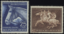 Dt. Reich 779/80 **, 1941, Blaues Band Und Braunes Band, 2 Prachtwerte, Mi. 29.- - Neufs