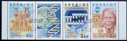 Sweden  1989 Nobel Prize Strip MiNr.1572-75 (O) ( Lot 2278 ) - Oblitérés