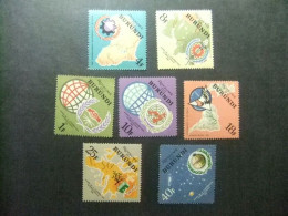 58 BURUNDI 1965 / COPERACION INTERNACIONAL Y 20 ANIVER. ONU / YVERT 161 /167 ** MNH - Unused Stamps