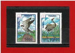 UKRAINE - 1995 - N° 221/222 -  NEUFS** - OISEAUX - Y & T - COTE : 1.20 Euros - Ukraine