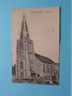 De Kerk > LANGEMARK ( Edit.: ? ) Anno 1915 ( Zie/voir Scans ) Cie N° 252 Stamp ! - Langemark-Poelkapelle