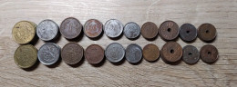 Finland War Time Set Of 10 Coins 5+2*1 Markka 2*50+2*25+2*10+5 Penny - Finland