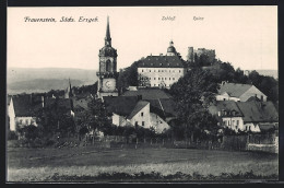 AK Frauenstein /Sächs. Erzgeb., Schloss Und Ruine  - Frauenstein (Erzgeb.)