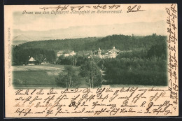 AK Königsfeld I. Schwarzwald, Luftkurort Im Wald Mit Feldern  - Sonstige & Ohne Zuordnung