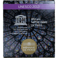 France, 5 Euro, Unesco, Notre-Dame De Paris, BE, 2013, MDP, Or, FDC - France