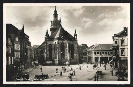 AK Zweibrücken, Alexanderkirche Und Geschäfte  - Zweibruecken