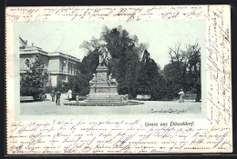 AK Düsseldorf, Cornelius-Denkmal  - Duesseldorf