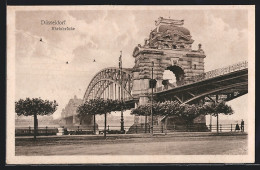 AK Düsseldorf, Die Rheinbrücke  - Düsseldorf