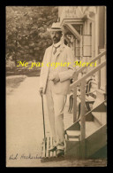 FAMILLES ROYALES - GUSTAV V (1858-1950) ROI DE SUEDE - PHOTO PAUL HECKSCHER - CARTE PHOTO ORIGINALE - Royal Families