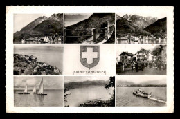 SUISSE - SAINT-GINGOLPH - MULTIVUES ET BLASON - Autres & Non Classés