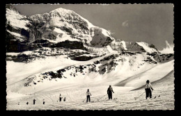 SUISSE - SKIGEBIET EIGERGLETSCHER MIT MONCH - SKI - SKIEURS - Autres & Non Classés