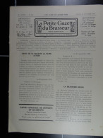 La Petite Gazette Du Brasseur N° 852 De 1935 Brasserie Belgique Bières Publicité Matériel Brassage Brouwerij - 1900 - 1949