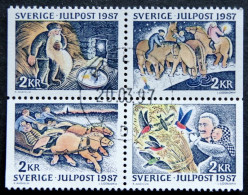 Sweden  1987    MiNr.1457-60 (O) ( Lot 2278 ) - Used Stamps