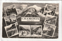 CPSM :  14 X 9  -  Souvenir De  CHAMONIX - MONT BLANC - Chamonix-Mont-Blanc