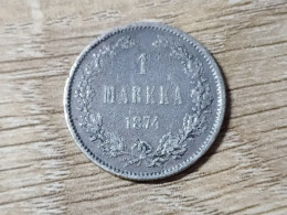 Finland 1 Markkaa 1874 Silver - Finnland