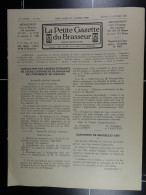 La Petite Gazette Du Brasseur N° 853 De 1935 Brasserie Belgique Bières Publicité Matériel Brassage Brouwerij - 1900 - 1949