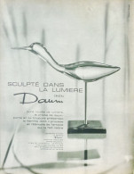 PUBLICITE Papier - PUB -  Daum - Oiseau - Publicités