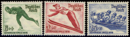 Dt. Reich 600-02 **, 1935, Olympische Winterspiele, Postfrischer Prachtsatz, Mi. 65.- - Other & Unclassified