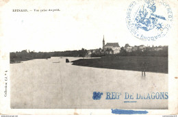 NÂ°2498 Z -cachet 30Ã¨ RÃ©giment De Dragons Sur Cpa Epinard - Militaire Stempels Vanaf 1900 (buiten De Oorlog)