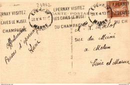 NÂ°2396 Z -oblitÃ©ration Machine Krag -Epernay Visitez Les Caves  Le MusÃ©e Du Champagne- - Mechanical Postmarks (Advertisement)