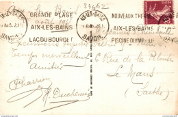 NÂ°2346 Z -oblitÃ©ration Machine Krag -grande Plage Aix Les Bains Lac Du Bourget- - Mechanical Postmarks (Advertisement)