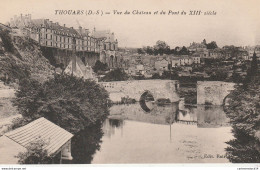 NÂ°2269 Z -cpa Thouars -vue Du ChÃ¢teau Et Du Pont- - Thouars