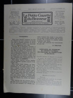 La Petite Gazette Du Brasseur N° 859 De 1935 Brasserie Belgique Bières Publicité Matériel Brassage Brouwerij - 1900 - 1949