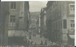 PORTUGAL - LISBOA - CARTE PHOTO - Rua Do Santa Justa - Lisboa