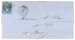 GC 2602 (Nantes) / N° 14 Càd PAIMBOEUF / BATEAU A VAPr 27 DEC. 62. 1er Jour Officiel Du GC 1er Janvier 63, Rare Associat - 1853-1860 Napoléon III.