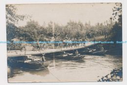 C006600 People. River. Boat. Horses. Horse Drawn Carriages. K. U. K. Infanterie - Welt