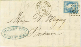GC 2723 / N° 44 Belles Marges Càd T 17 OLORON-Ste MARIE (64) Sur Lettre Avec Texte Pour Bordeaux. 1870. - TB / SUP. - R. - 1870 Bordeaux Printing