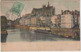 Moselle : METZ : Vue   Quai St Louis - Metz