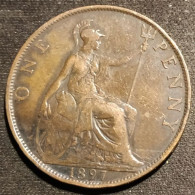 GRANDE BRETAGNE - ONE PENNY 1897 - Victoria - KM 790 - ( Great Britain ) - D. 1 Penny