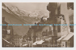 C005933 1224. Chamonix. La Grande Rue Et Le Mont Blanc. Art. Perrochet And David - World