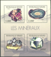 BURUNDI 2012 MINERALS SHEET OF 4 II** - Minerals